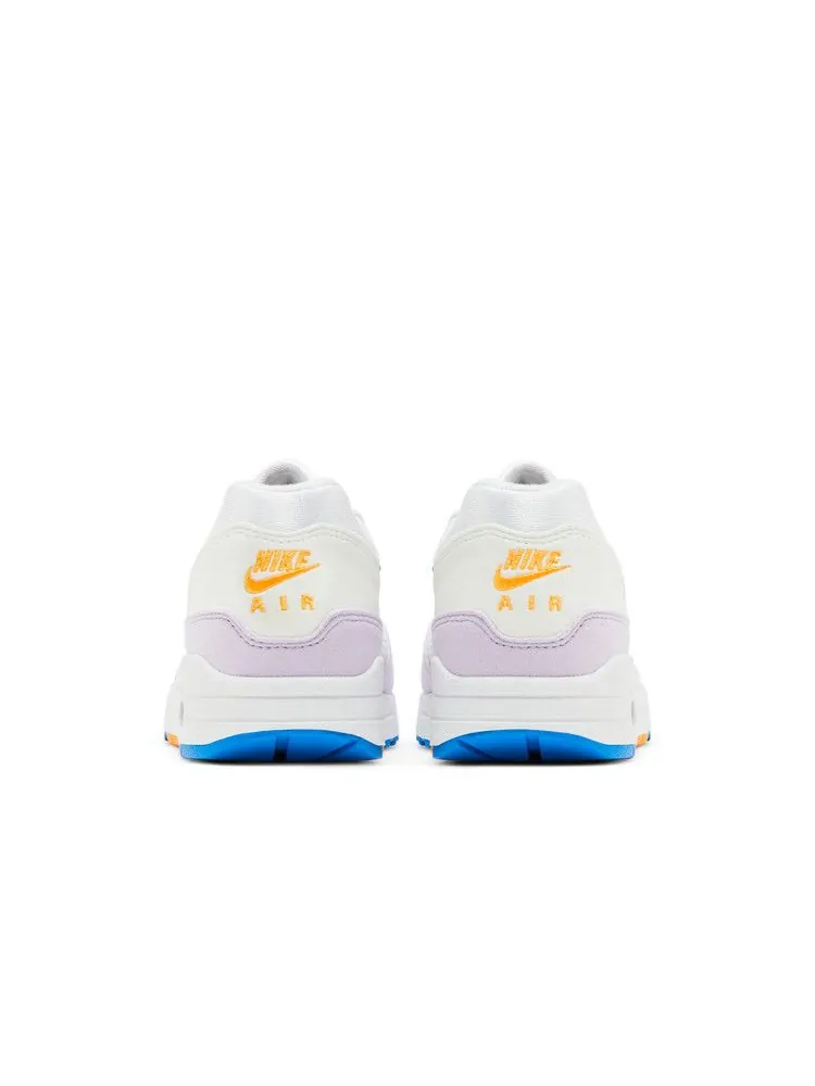 Кроссовки Nike Wmns Air Max 1 'Alchemy Pink Lilac Bloom' — изображение 7 из 9, белый/розовый/синий
