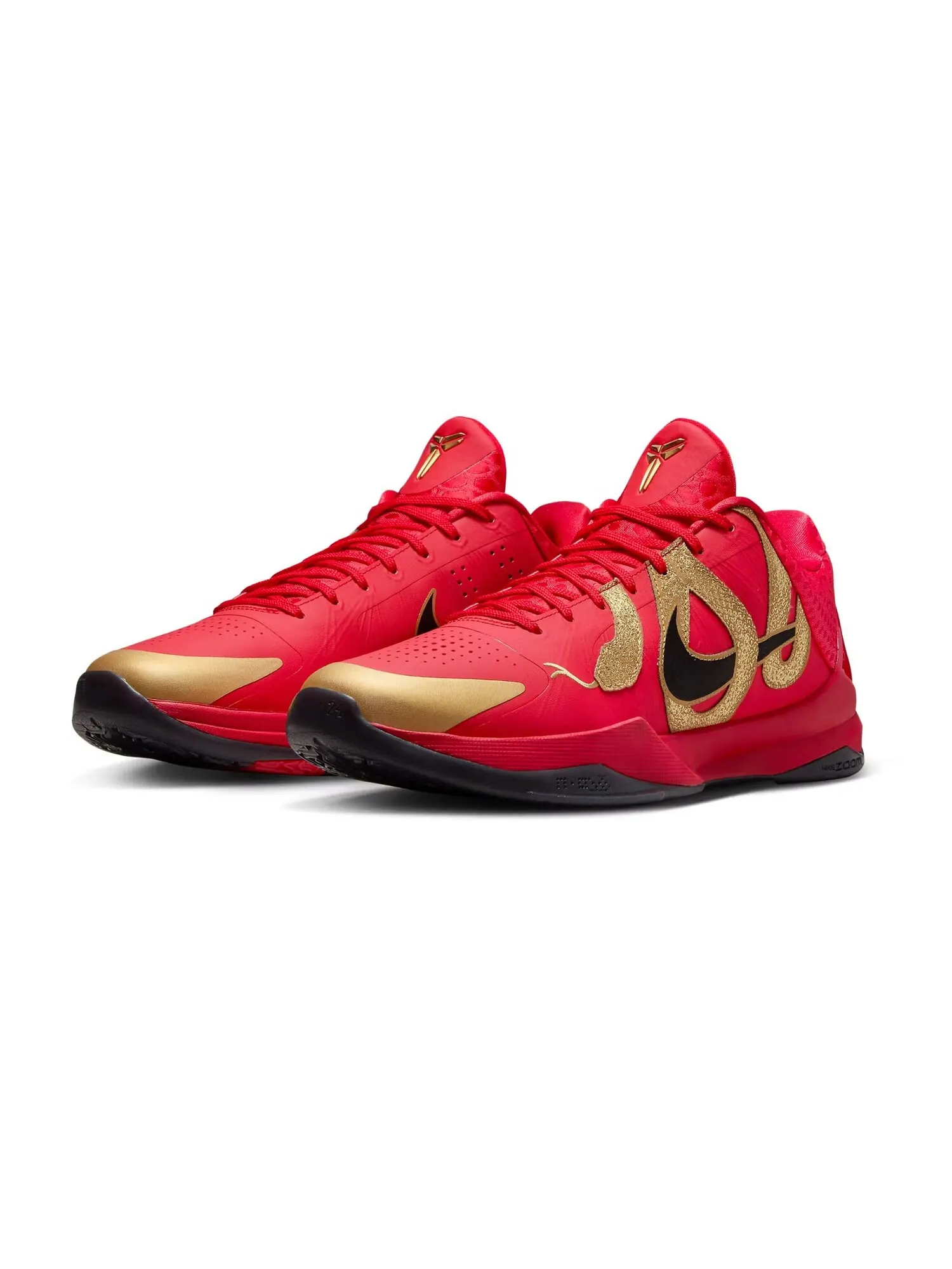 Баскетбольные кроссовки Nike Kobe V Protro "Year of the Mamba" — изображение 2 из 21, красные