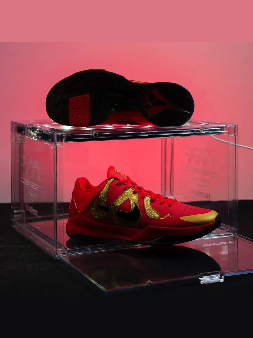 Баскетбольные кроссовки Nike Kobe V Protro "Year of the Mamba" — изображение 17 из 21, красные
