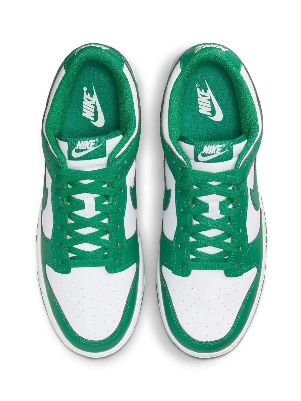Кроссовки Nike Dunk Low Retro — изображение 3 из 8, зеленый/белый