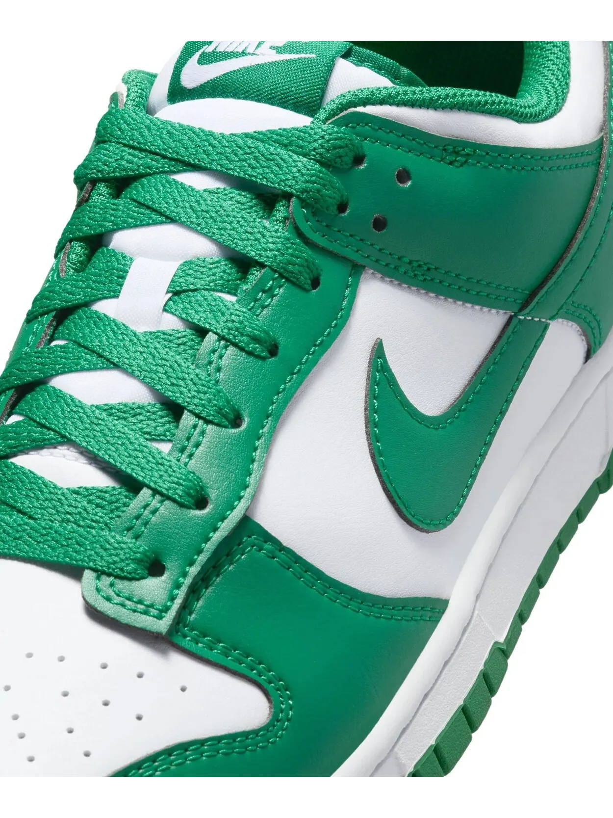 Кроссовки Nike Dunk Low Retro — изображение 7 из 8, зеленый/белый