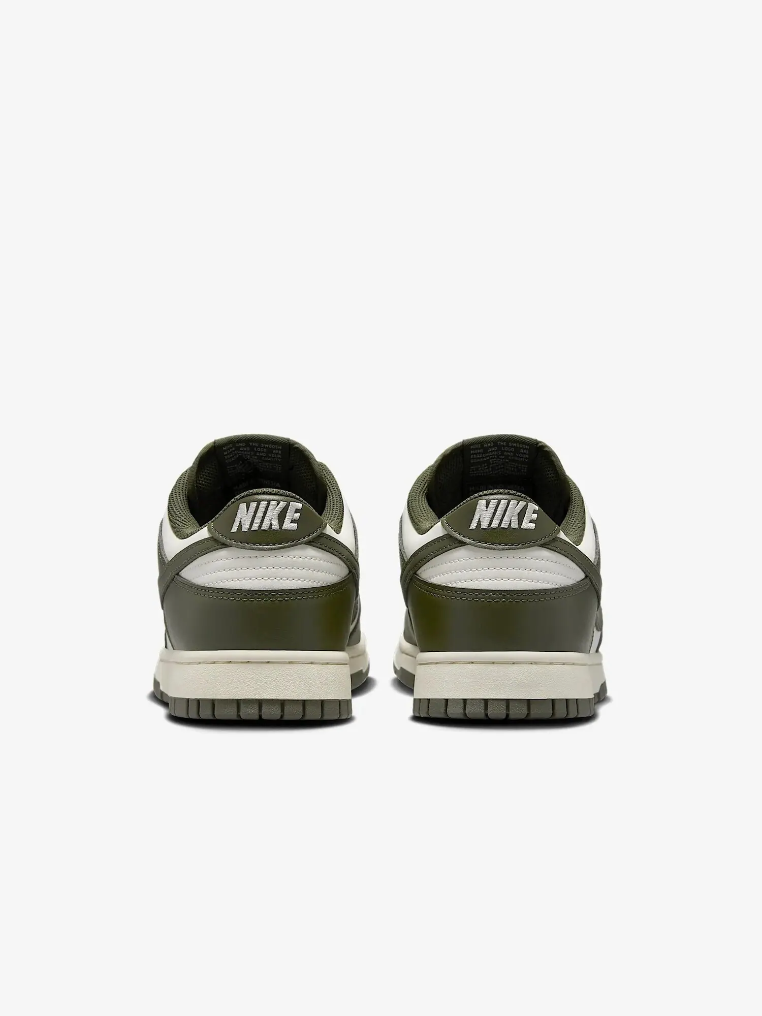 Кроссовки Nike Dunk Low Retro — изображение 5 из 8, зеленый хаки/кремовый