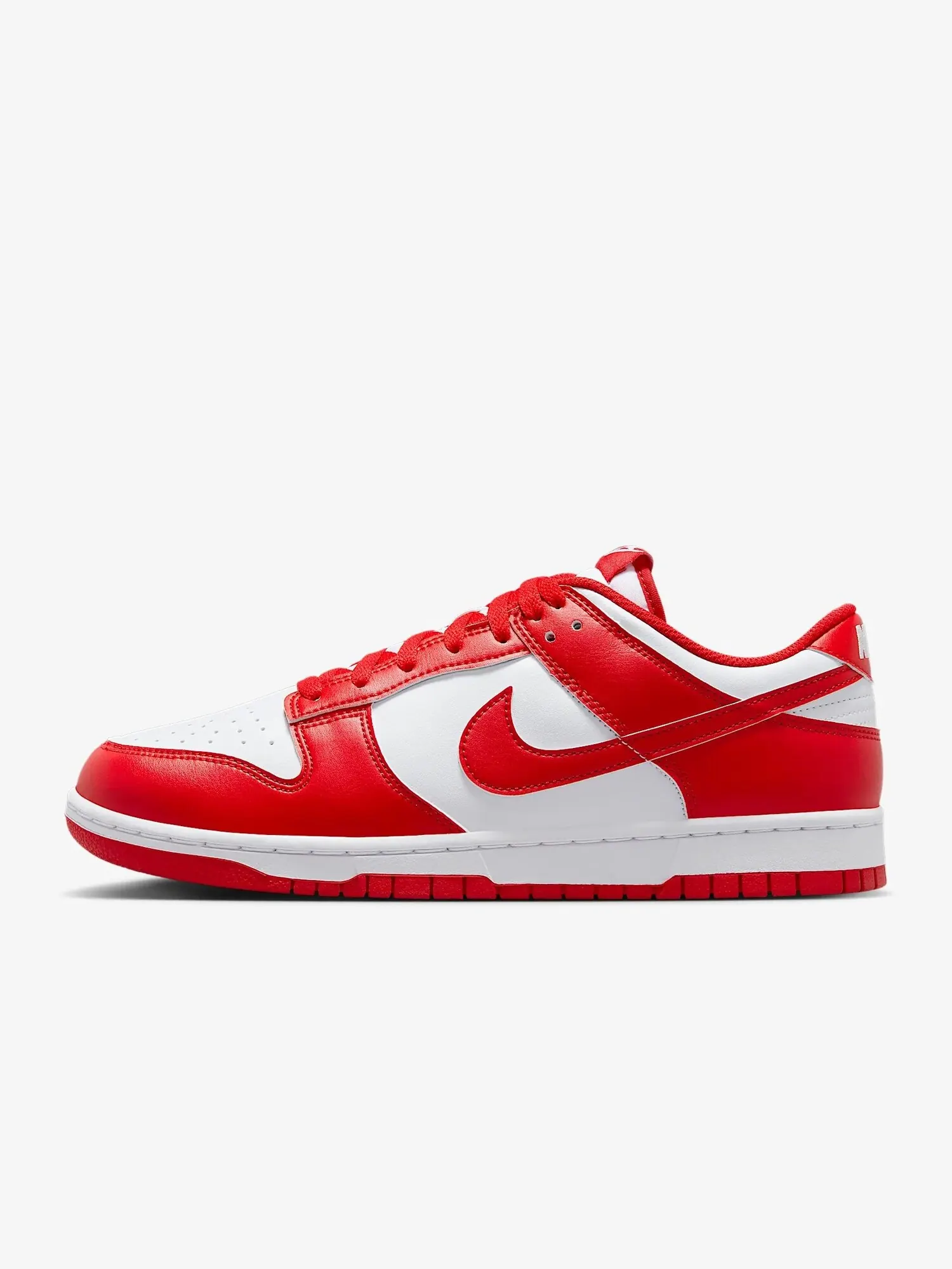 Кроссовки Nike Dunk Low Retro — изображение 1 из 8, красный/белый