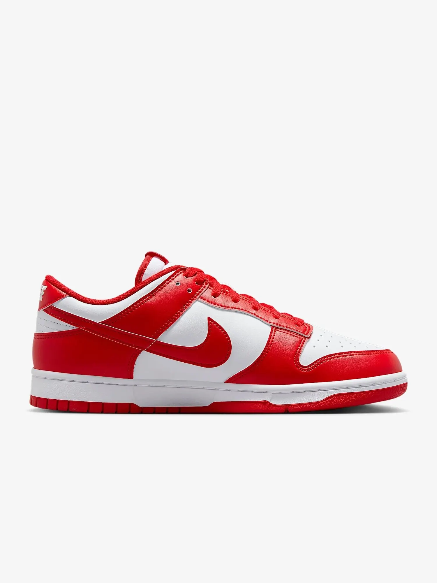 Кроссовки Nike Dunk Low Retro — изображение 6 из 8, красный/белый