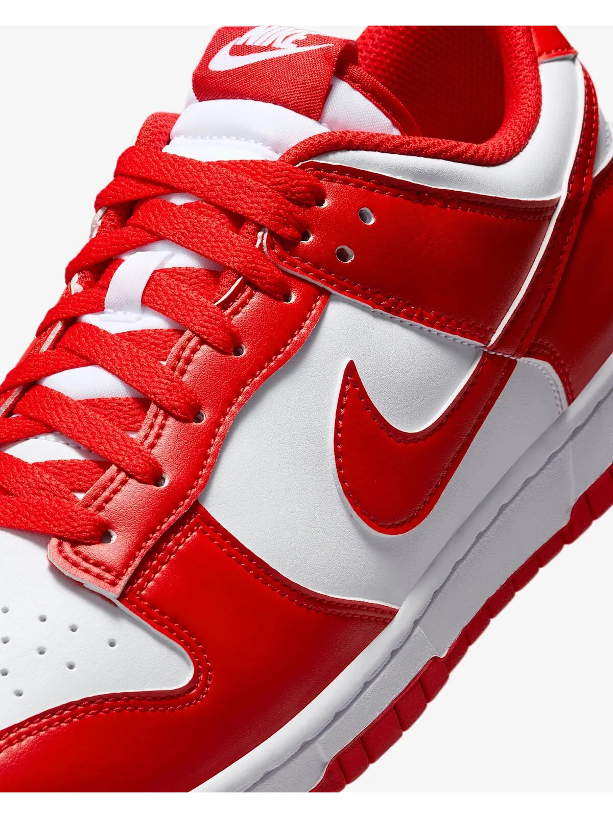 Кроссовки Nike Dunk Low Retro — изображение 7 из 8, красный/белый