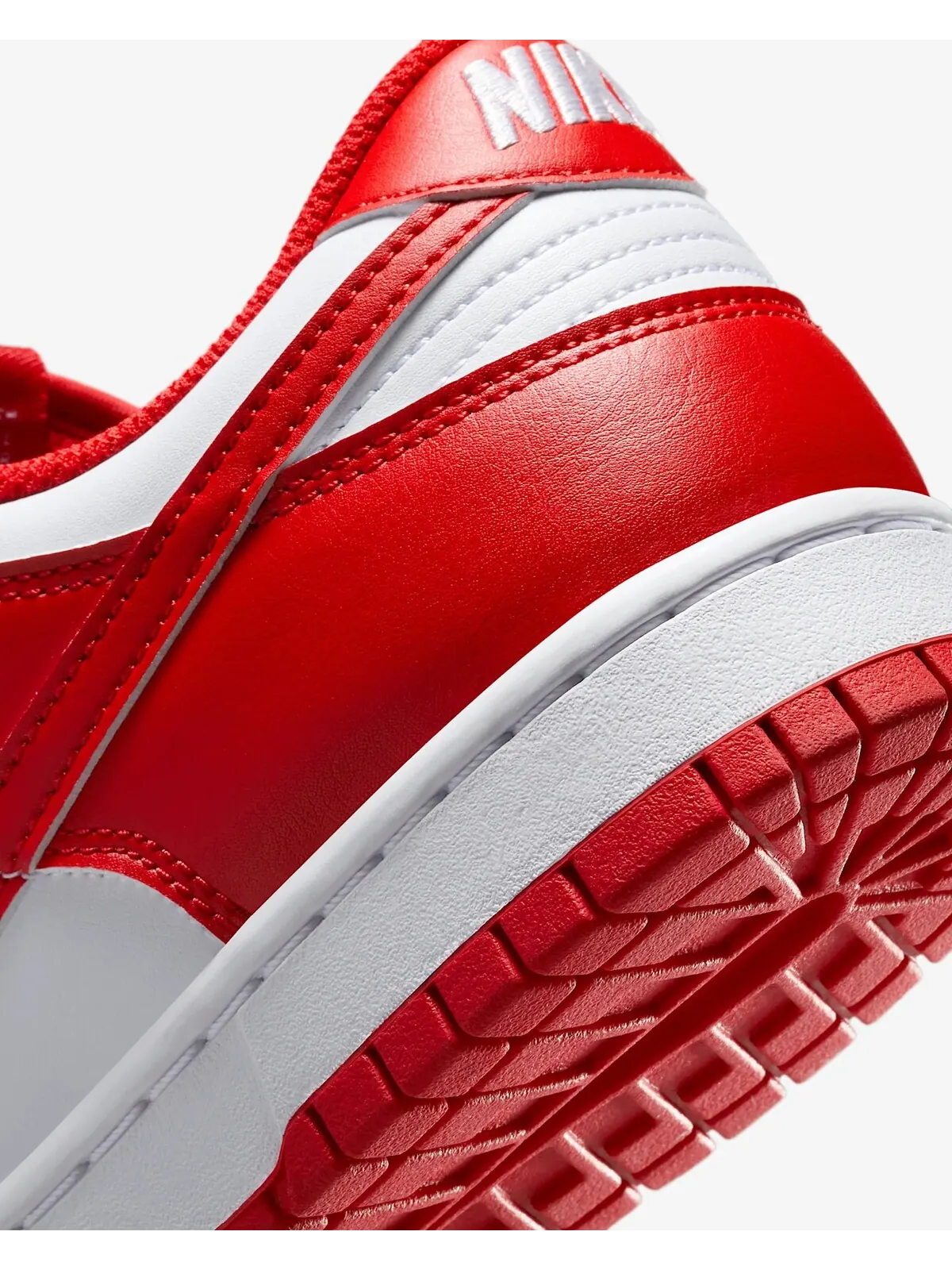 Кроссовки Nike Dunk Low Retro — изображение 8 из 8, красный/белый