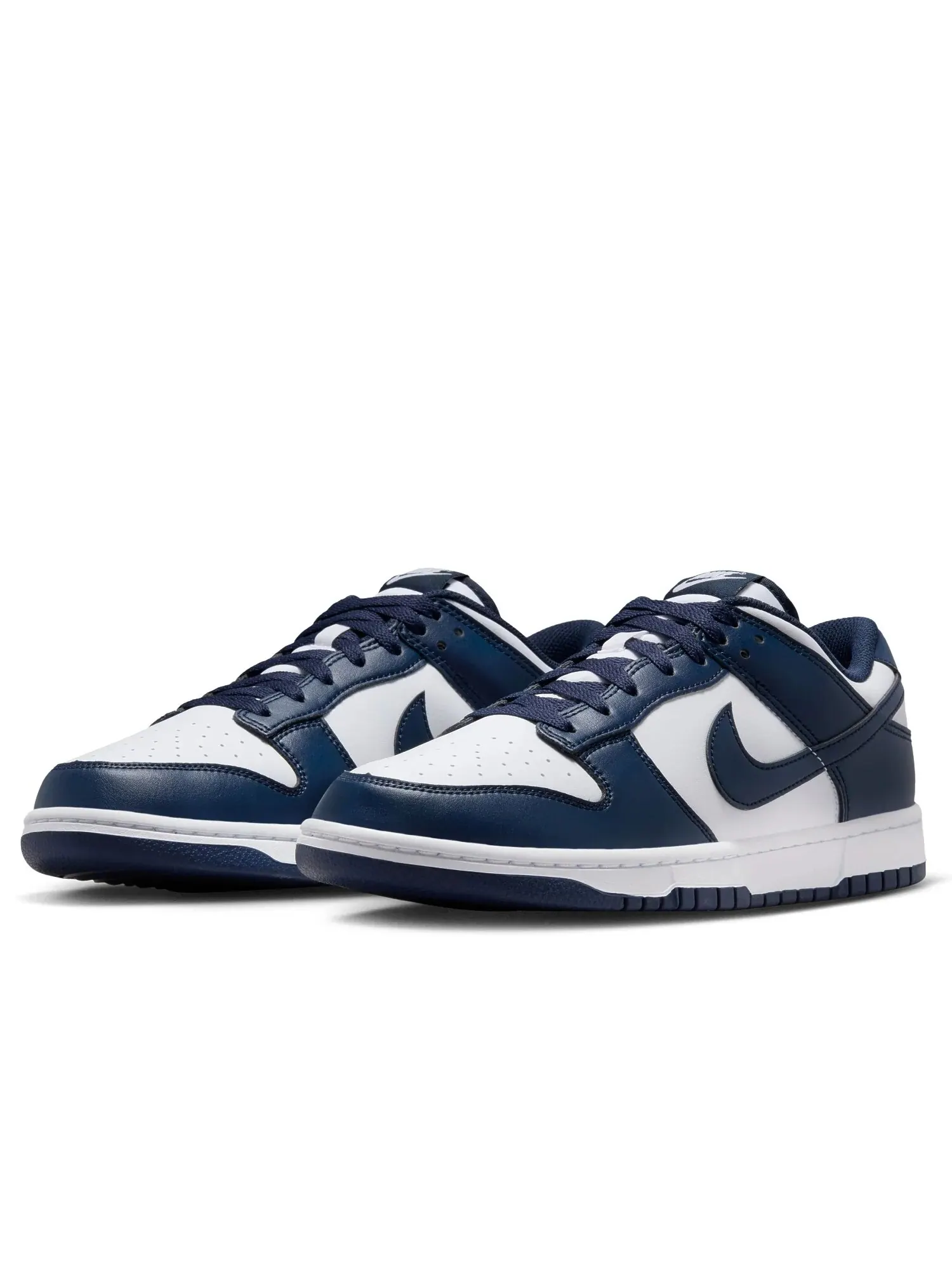 Кроссовки Nike Dunk Low Retro Midnight Navy — изображение 2 из 8, синий