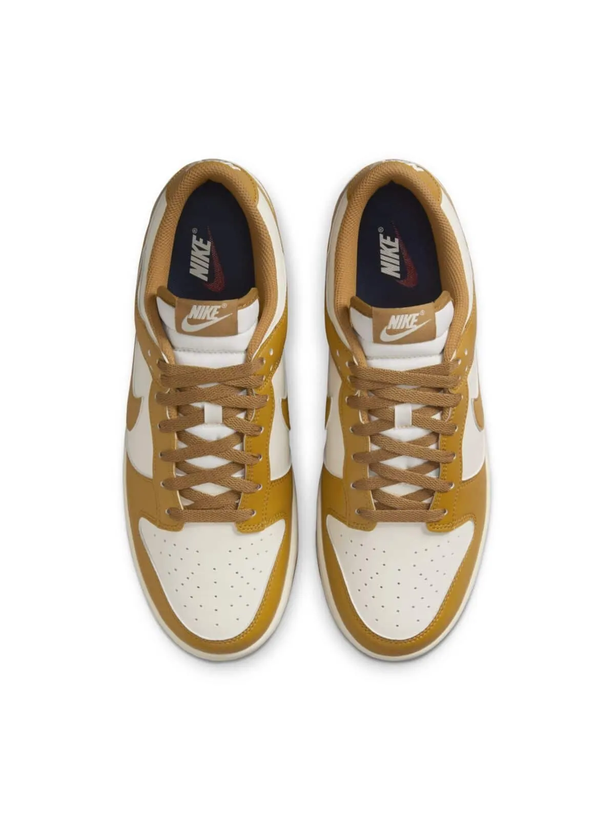 Кроссовки Nike Dunk Low Retro — изображение 3 из 9, желтый/кремовый