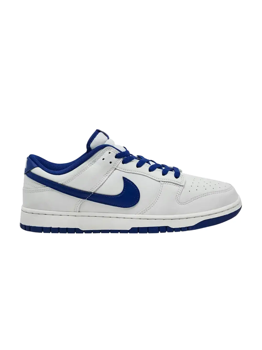 Кроссовки Nike Dunk Low Retro — изображение 1 из 1, белый/глубокий синий