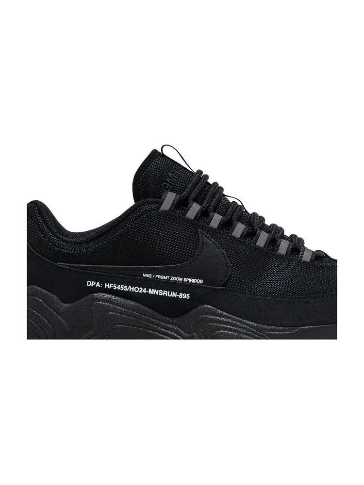 Кроссовки Nike Fragment Design x Air Zoom Spiridon Black — изображение 2 из 6, черный