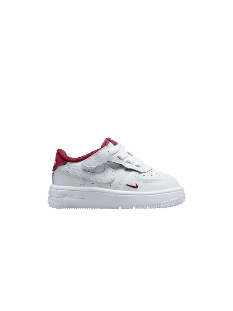 Кроссовки Nike Force 1 Low LV8 EasyOn TD White Team Red — изображение 1 из 1, белый красный