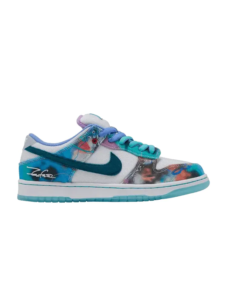 Кроссовки Futura Laboratories x Dunk Low SB 'Bleached Aqua' Sample — изображение 1 из 1, голубой