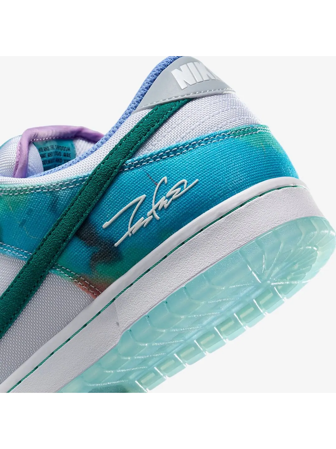 Кроссовки The Futura x Nike SB Dunk Low Unisex — изображение 11 из 13, синий/белый
