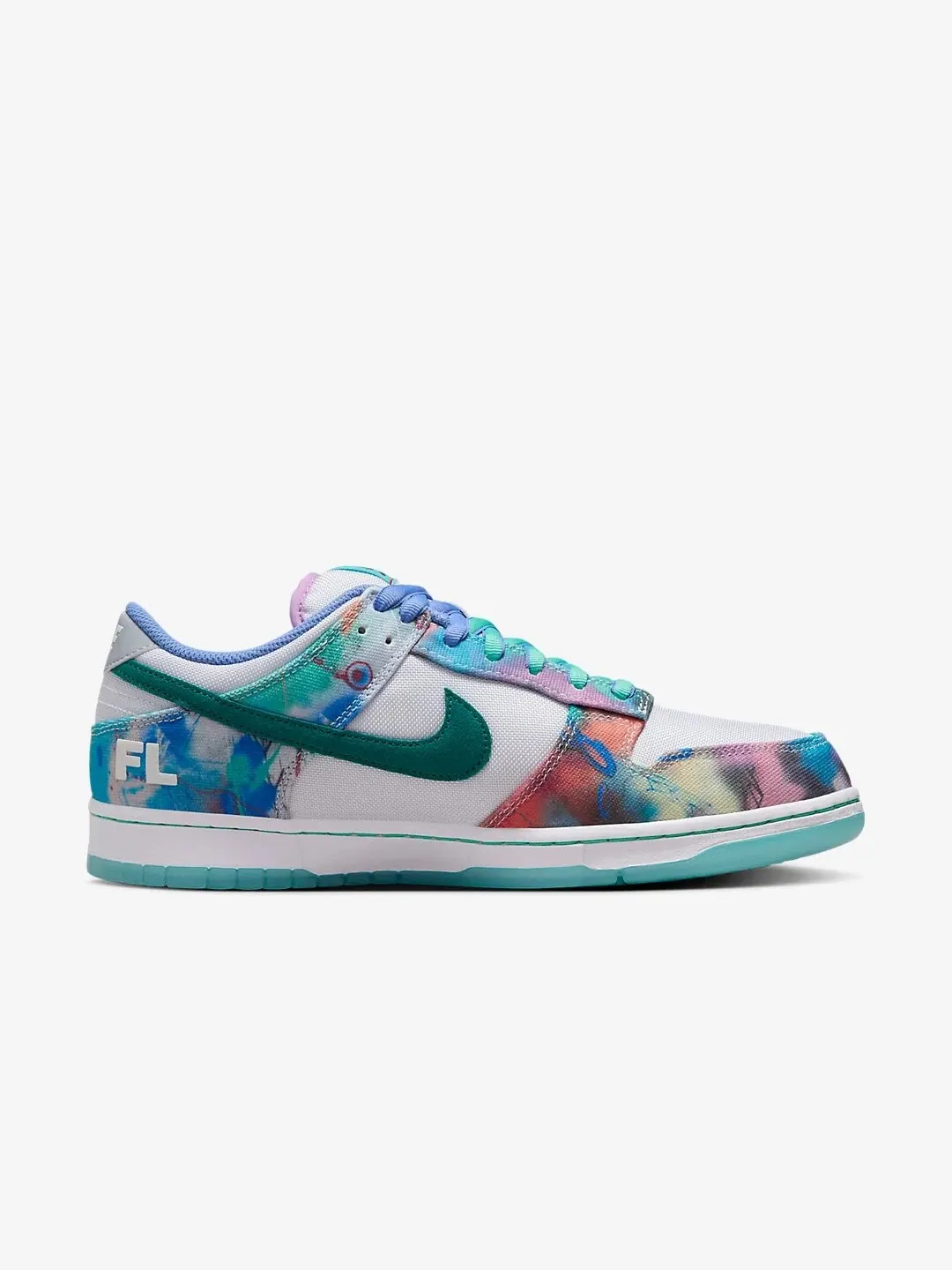 Кроссовки The Futura x Nike SB Dunk Low Unisex — изображение 8 из 13, синий/белый