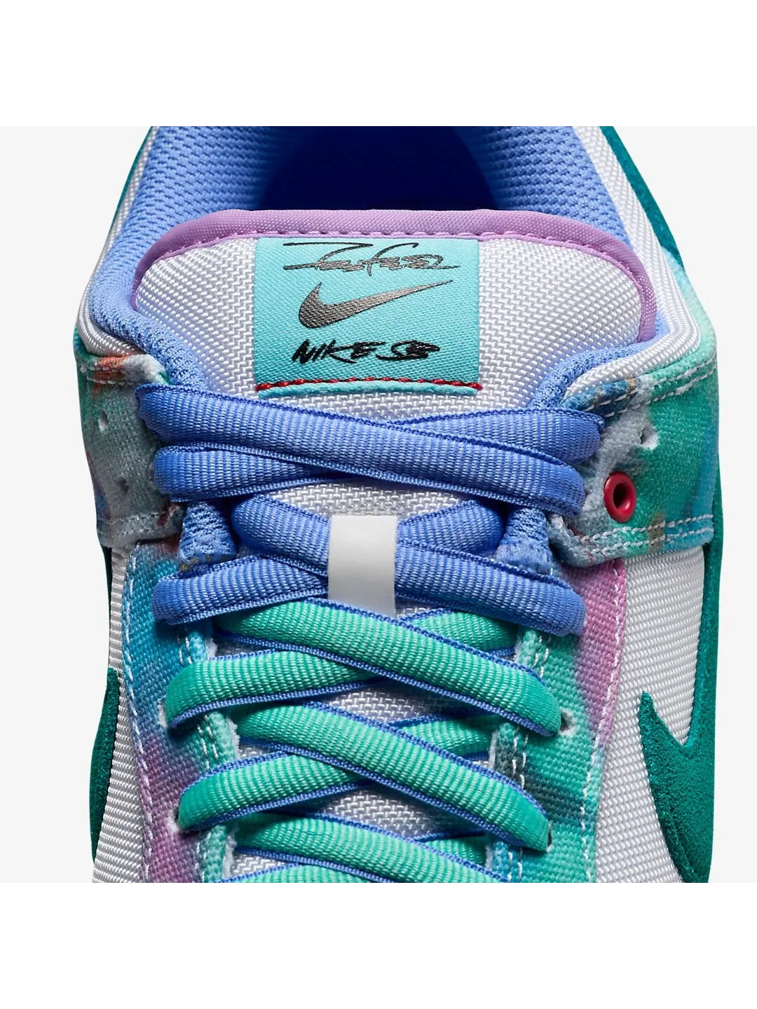 Кроссовки The Futura x Nike SB Dunk Low Unisex — изображение 10 из 13, синий/белый