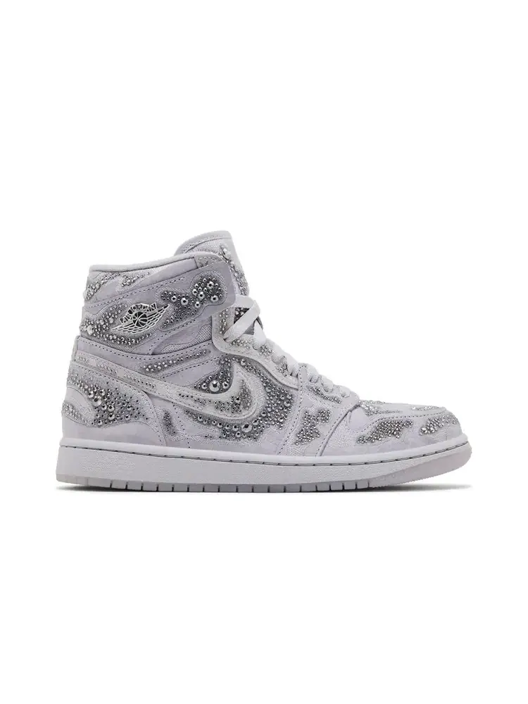 Кроссовки Swarovski x Wmns Air Jordan 1 High OG — изображение 1 из 8, серый