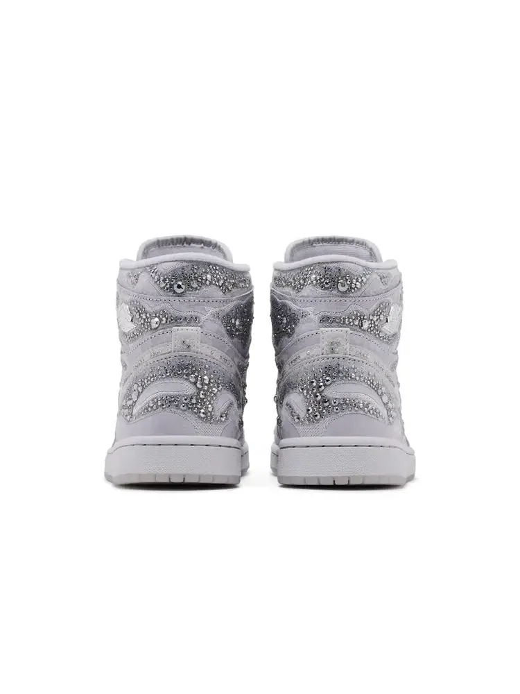 Кроссовки Swarovski x Wmns Air Jordan 1 High OG — изображение 6 из 8, серый