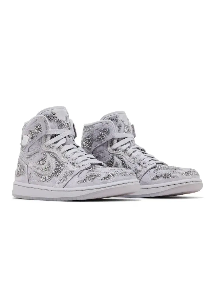 Кроссовки Swarovski x Wmns Air Jordan 1 High OG — изображение 8 из 8, серый