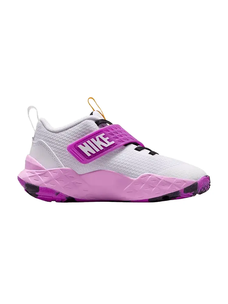 Кроссовки Nike Team Hustle D 12 PS 'White Vivid Purple' — изображение 1 из 1, фиолетовый