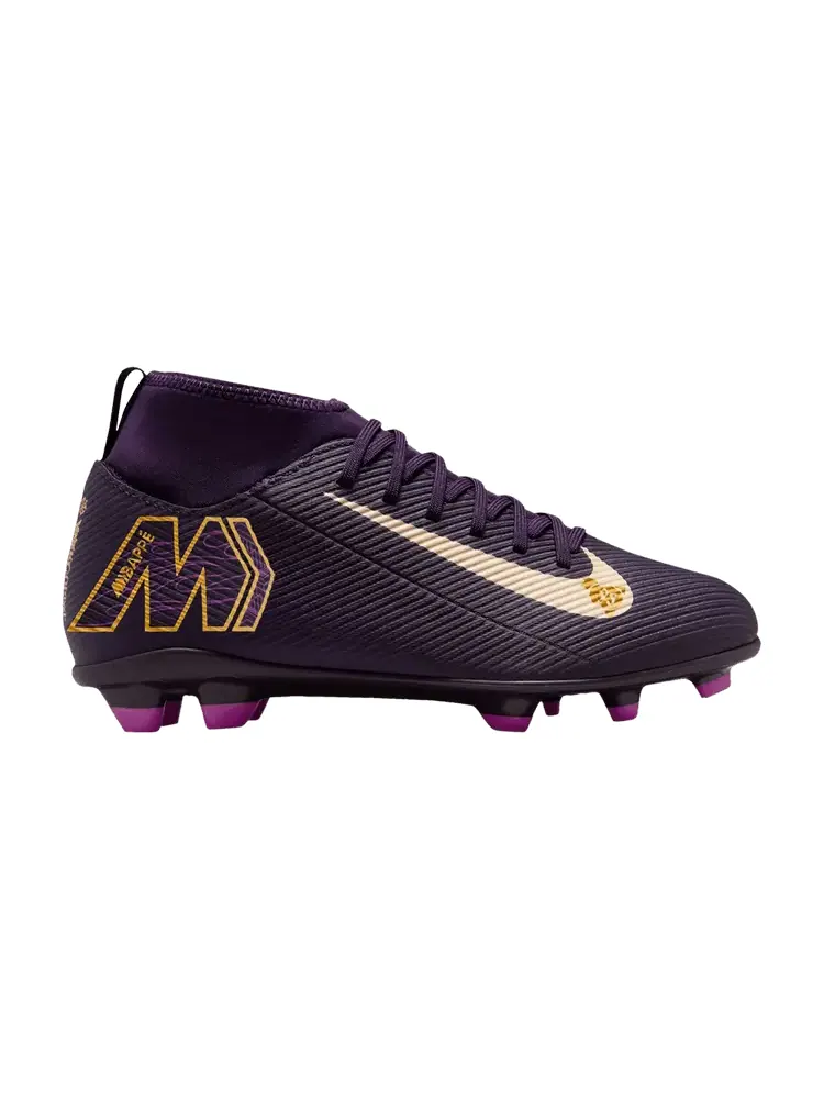 Кроссовки Kylian Mbappé x Mercurial Superfly 10 Club MG GS 'Grand Purple' — изображение 1 из 1, фиолетовый