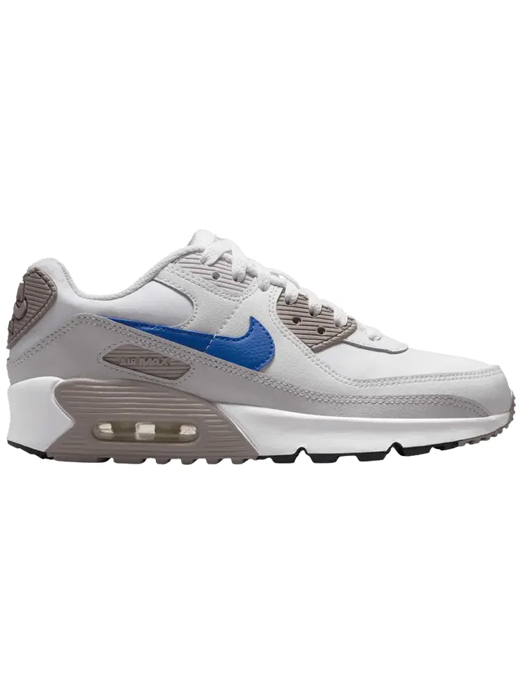 Кроссовки Nike Air Max 90 GS 'Summit White Racer Blue' — изображение 1 из 1, белый синий