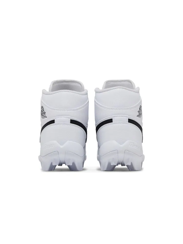 Кроссовки Air Jordan Jordan 1 Mid Cleat GS 'White Black' — изображение 7 из 9, белый/черный/черный