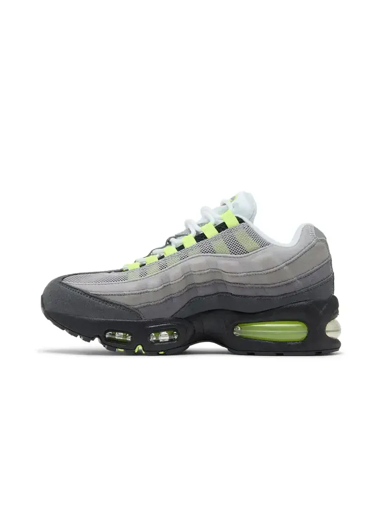 Кроссовки детские Nike Air Max 95 Big Bubble — изображение 1 из 8, серый/черный/зеленый