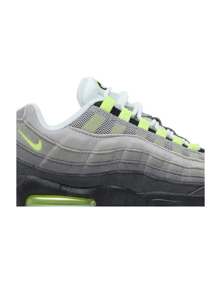 Кроссовки детские Nike Air Max 95 Big Bubble — изображение 3 из 8, серый/черный/зеленый