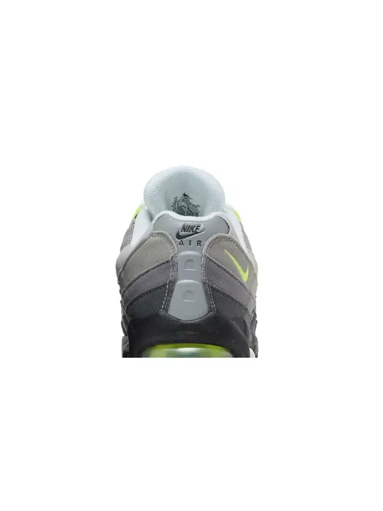 Кроссовки детские Nike Air Max 95 Big Bubble — изображение 5 из 8, серый/черный/зеленый