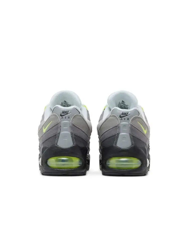 Кроссовки детские Nike Air Max 95 Big Bubble — изображение 6 из 8, серый/черный/зеленый