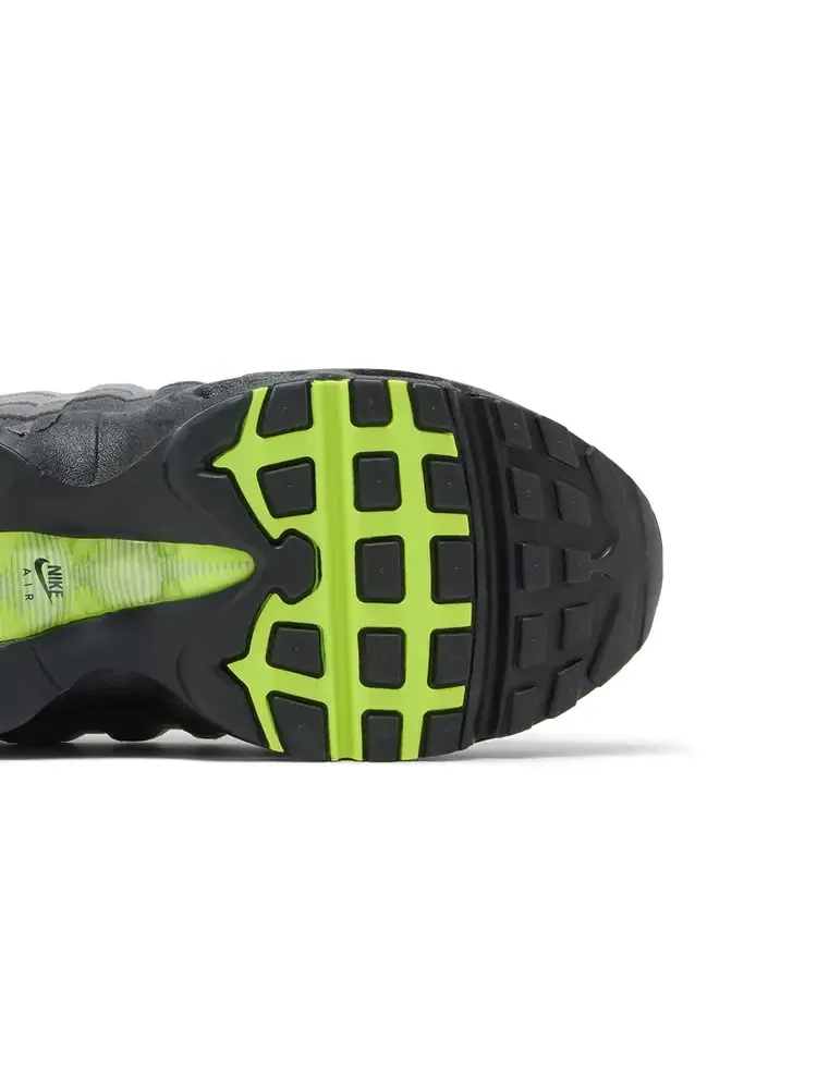 Кроссовки детские Nike Air Max 95 Big Bubble — изображение 8 из 8, серый/черный/зеленый