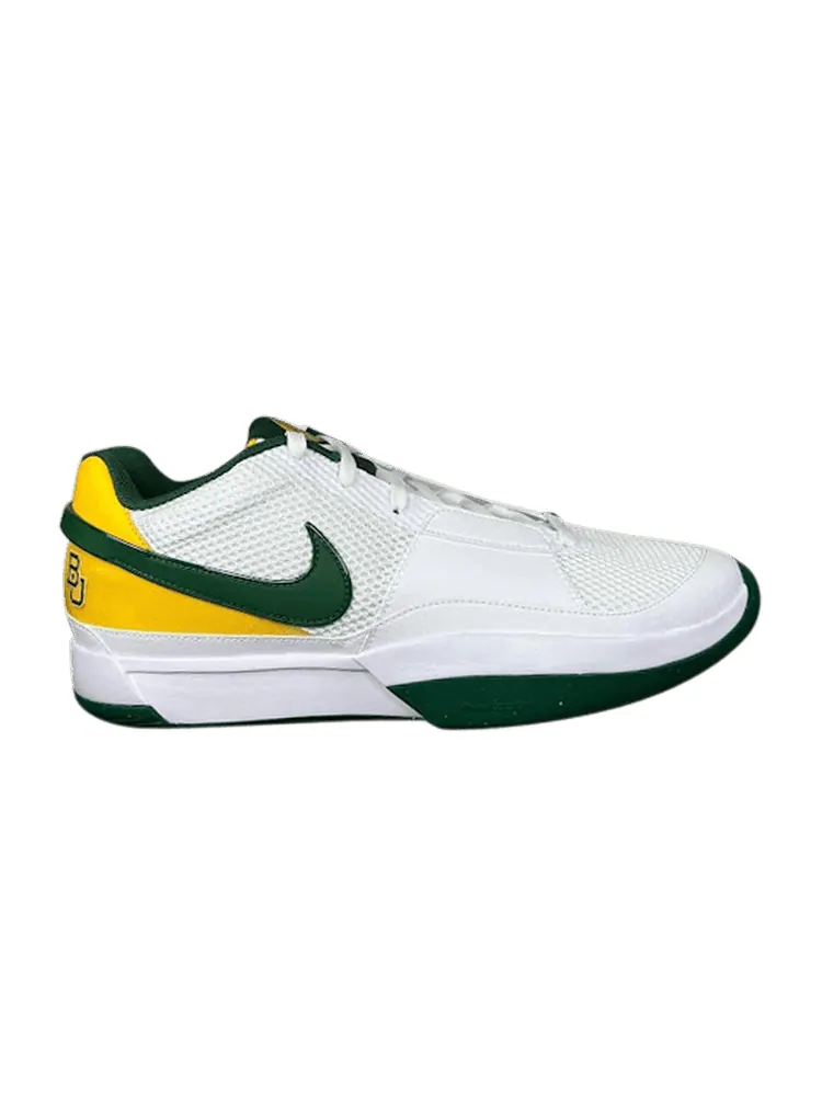 Кроссовки Nike Ja 1 'Baylor Home' PE — изображение 1 из 1, белый/зеленый/золотистый