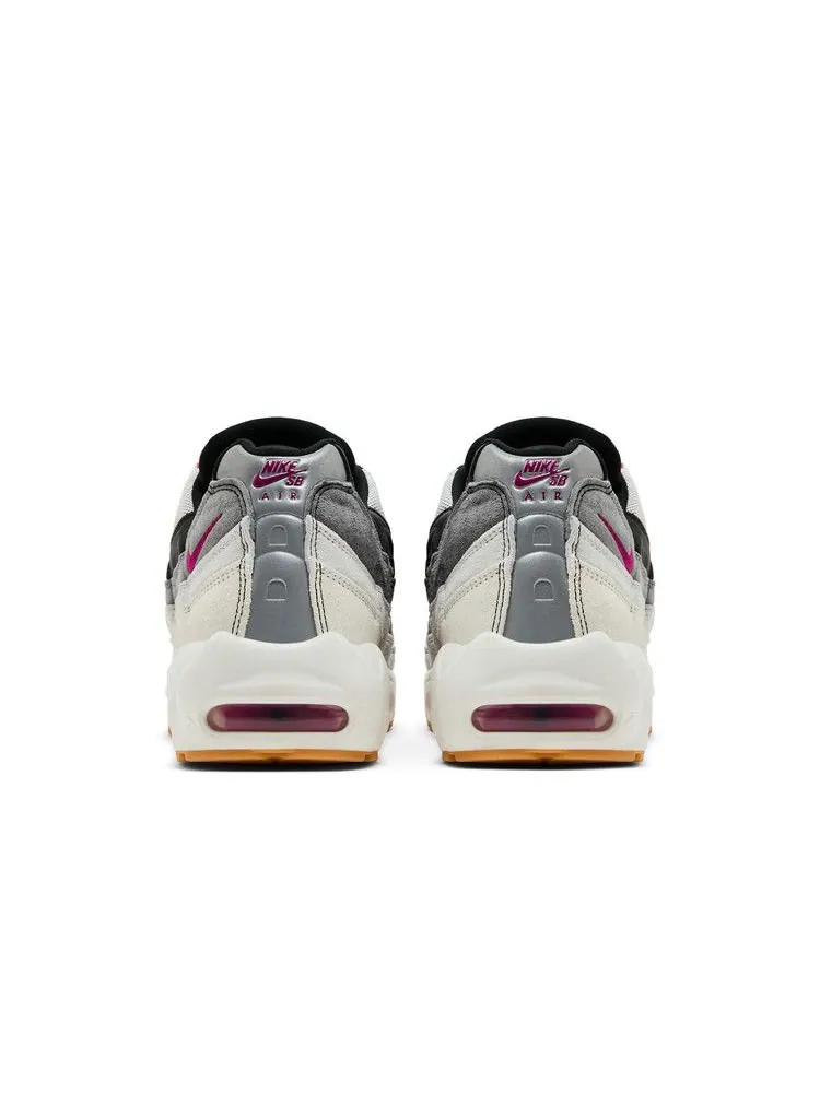 Кеды Nike Nike SB x Air Max 95 'Cactus Flower' — изображение 7 из 9, белый//серый//желтый