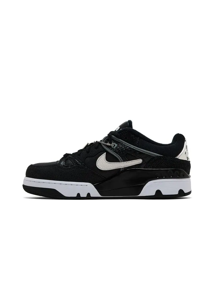 Кроссовки Nigo x Air Force 3 Low 'Black Croc' — изображение 3 из 8, черный
