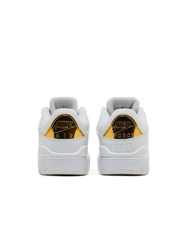 Кроссовки Nigo x Air Force 3 Low 'White Metallic Gold' — изображение 6 из 8