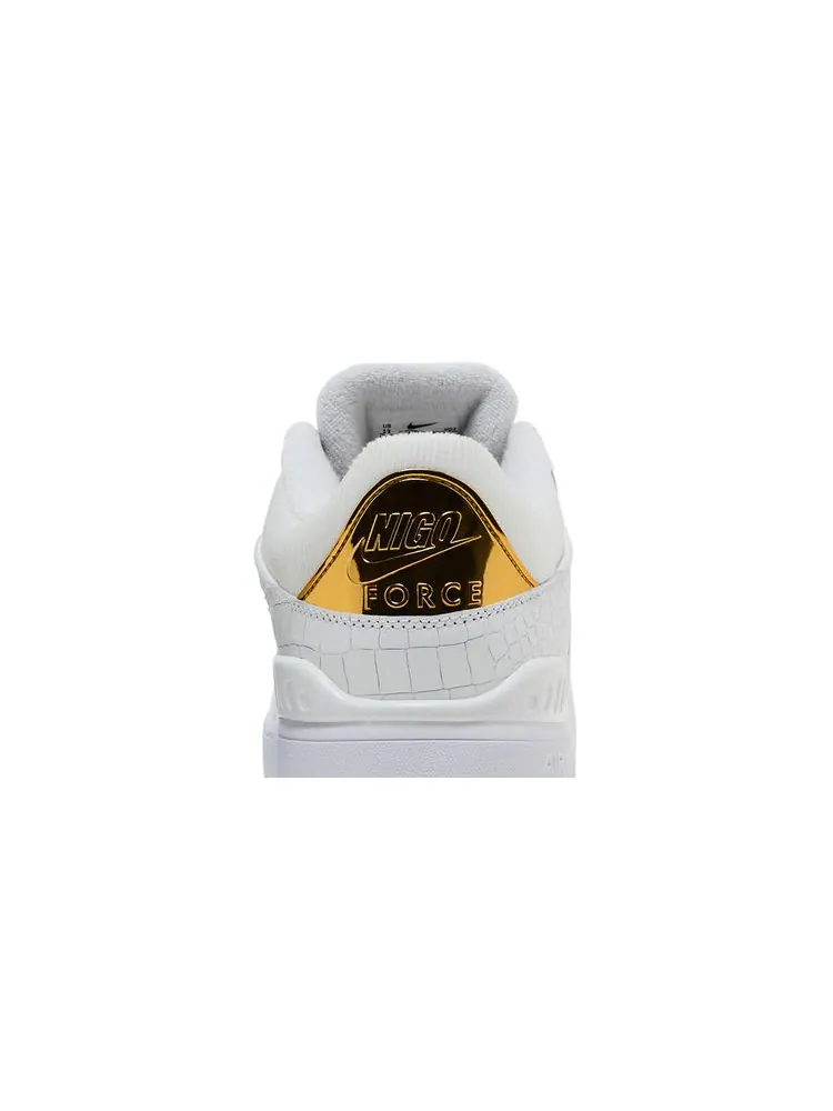 Кроссовки Nigo x Air Force 3 Low 'White Metallic Gold' — изображение 7 из 8