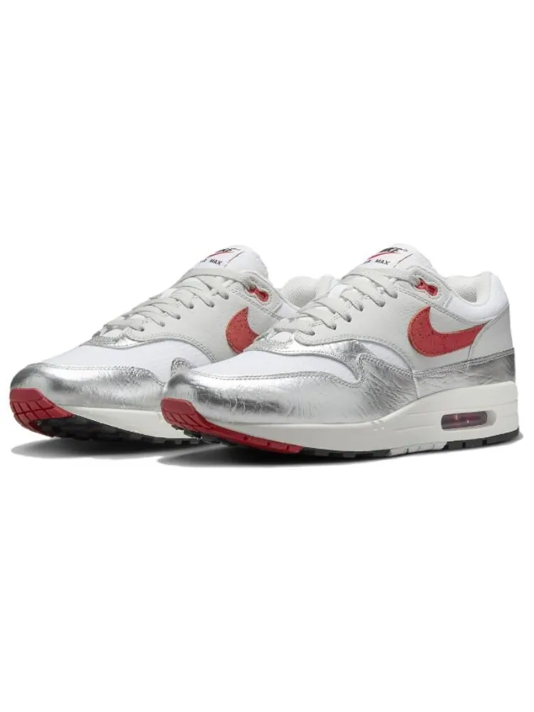 Кроссовки Nike Air Max 1 «Hot Sauce» — изображение 3 из 5, серебристый/розовый