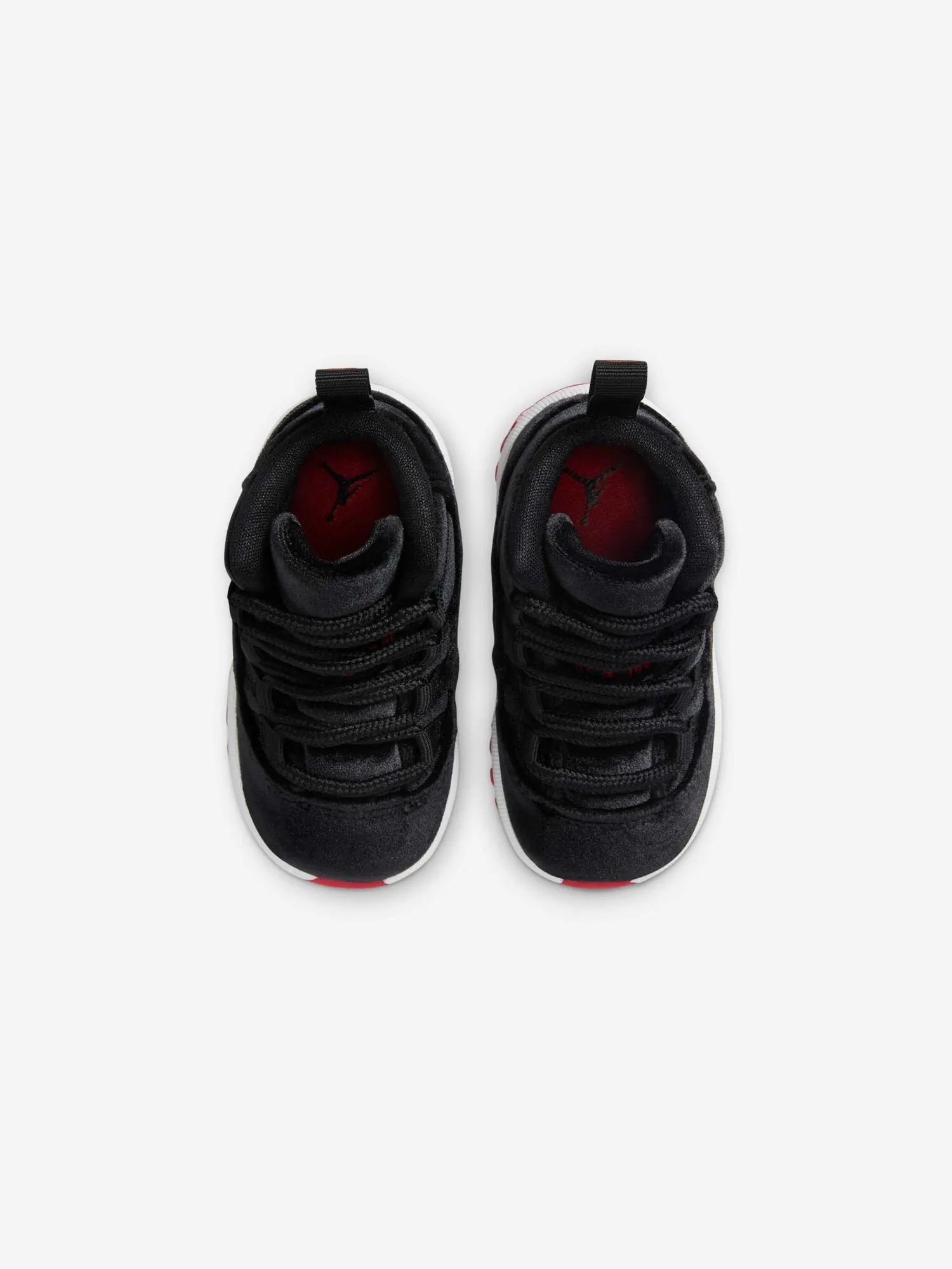 Кроссовки для маленьких детей Air Jordan 11 PS Retro TD 'Bred Velvet' — изображение 3 из 7, черный/красный