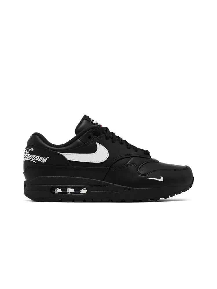Кроссовки Supreme x Air Max 1 '87 SP 'Black White' — изображение 1 из 8, черный