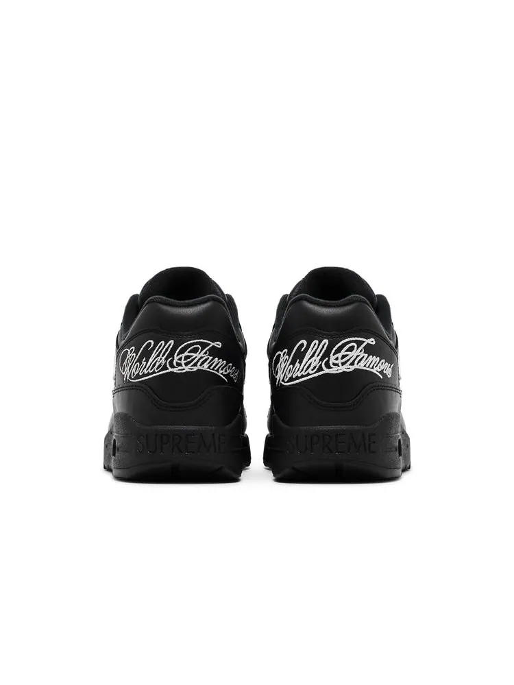 Кроссовки Supreme x Air Max 1 '87 SP 'Black White' — изображение 6 из 8, черный