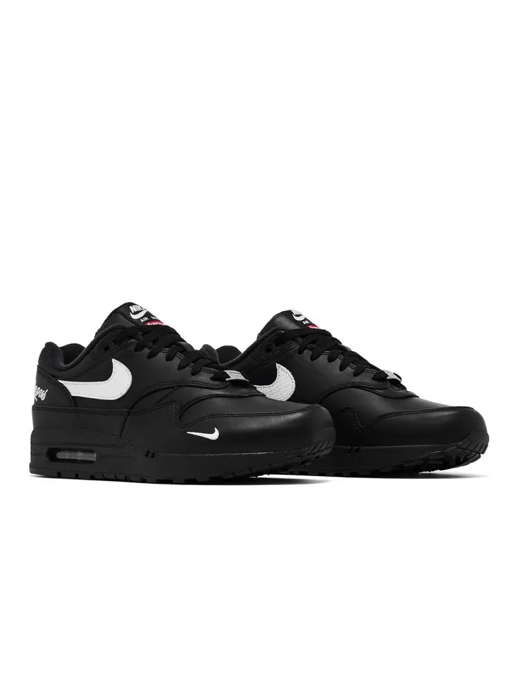 Кроссовки Supreme x Air Max 1 '87 SP 'Black White' — изображение 8 из 8, черный