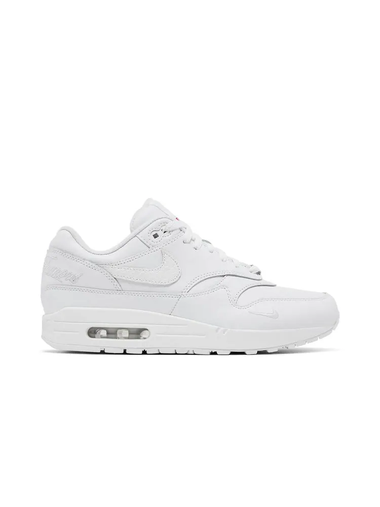 Кроссовки Supreme x Air Max 1 '87 SP 'Triple White' — изображение 1 из 8, белый