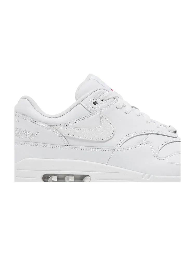 Кроссовки Supreme x Air Max 1 '87 SP 'Triple White' — изображение 2 из 8, белый