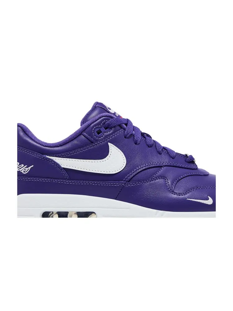 Кроссовки Supreme x Air Max 1 '87 SP 'Varsity Purple' — изображение 2 из 8, фиолетовый