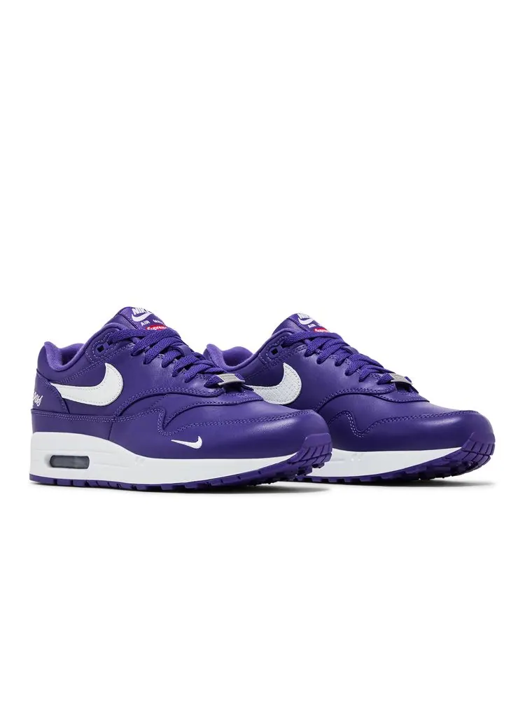 Кроссовки Supreme x Air Max 1 '87 SP 'Varsity Purple' — изображение 8 из 8, фиолетовый
