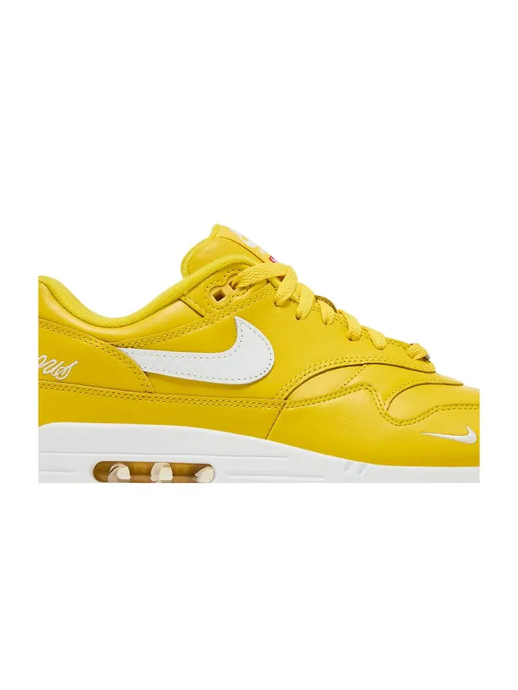 Кроссовки Supreme x Air Max 1 '87 SP 'Speed Yellow' — изображение 2 из 8, желтый