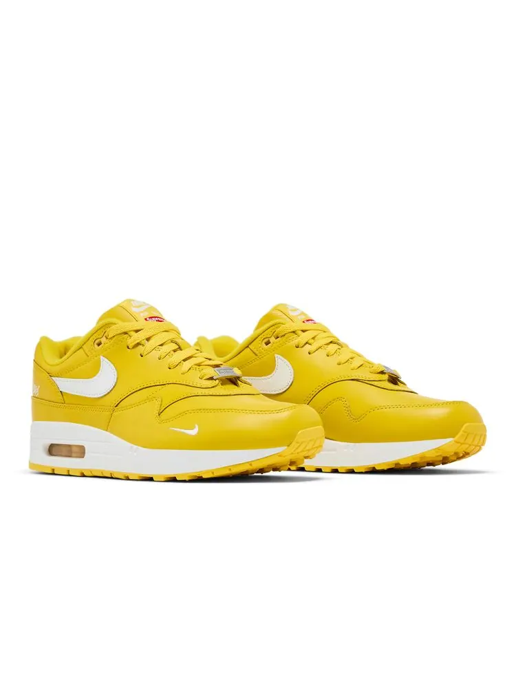 Кроссовки Supreme x Air Max 1 '87 SP 'Speed Yellow' — изображение 8 из 8, желтый