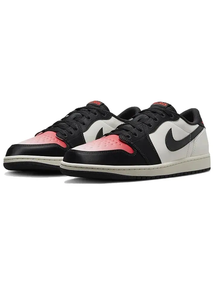 Кроссовки Jordan 1 Retro Low OG PSG Paris Saint-Germain Unisex — изображение 3 из 6, черный бежевый