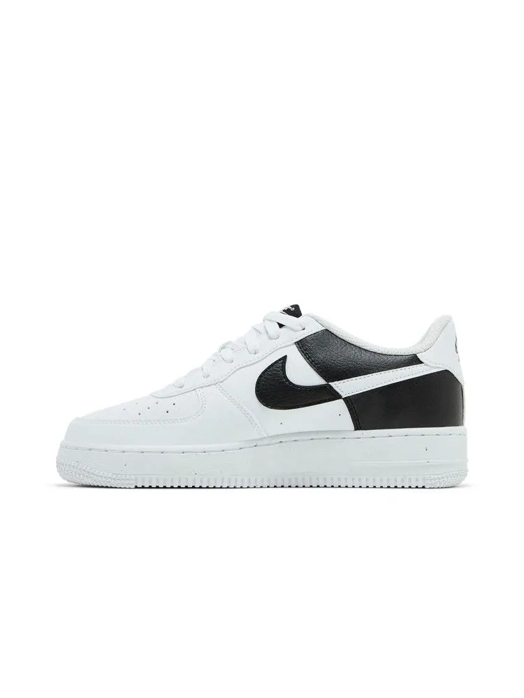 Кроссовки Nike Air Force 1 Next Nature GS 'Split - White Black' — изображение 4 из 9, белый/черный