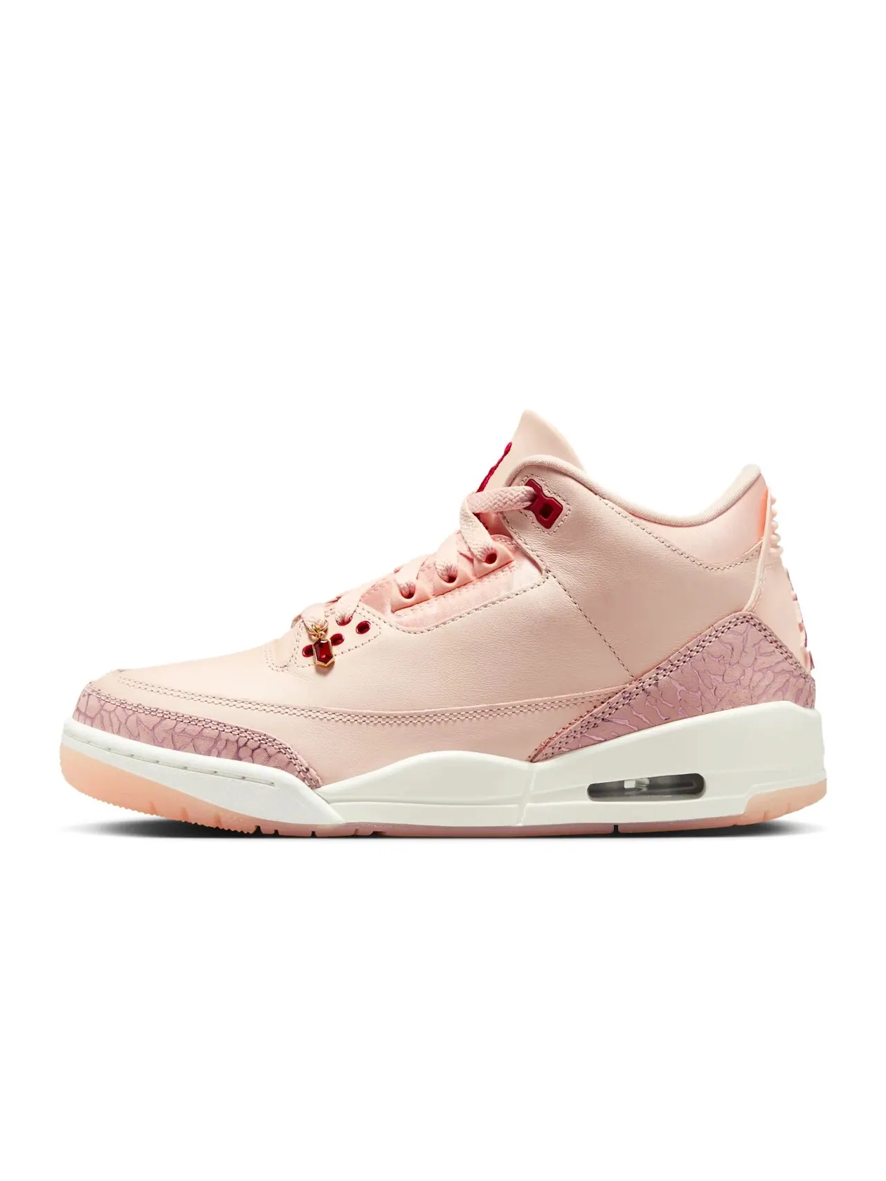 Кроссовки женские Nike Air Jordan 3 'Treat Yourself' — изображение 1 из 10, коралловый